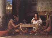 Alma-Tadema, Sir Lawrence Egyptian Chess Players (mk23) oil painting